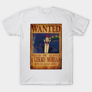 Gecko Moria Wanted Poster T-Shirt